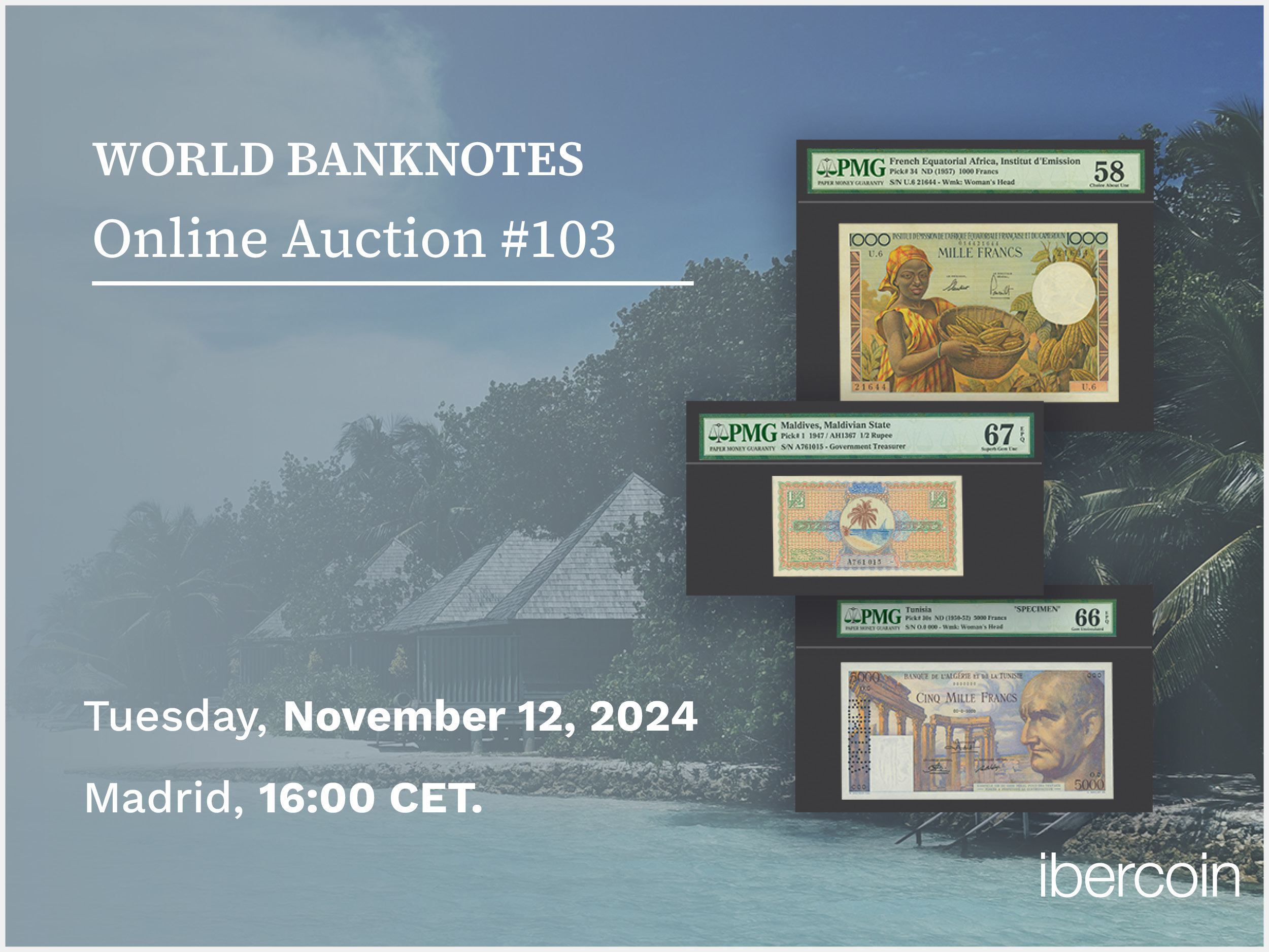 Subasta Online Billetes del Mundo